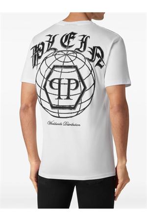 White cotton T-shirt PHILIPP PLEIN | FADCMTK7338PJY002N01